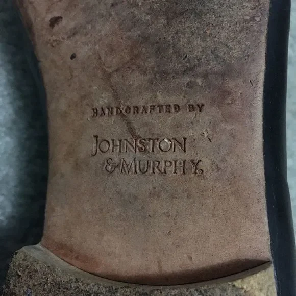 Johnston & Murphy Men’s Black Tassel Loafers - Picture 7 of 8